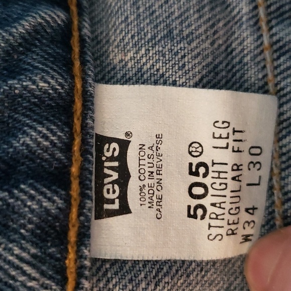 Levi’s® Men's 505™ Straight Regular Fit Jeans - Picture 6 of 9